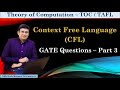 GATE Questions on Context Free Languages - Part 3