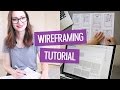 How to wireframe a website | CharliMarieTV