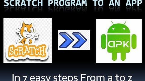 How to make a Scratch program into a apk or a app(in MIT app Inventor)