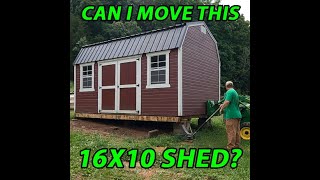 Can I Move a 10x16 Shed?