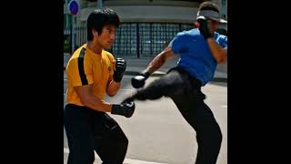 #kungfudance vs burce lee make to be slow hey fan's 😅 my 🧤 how