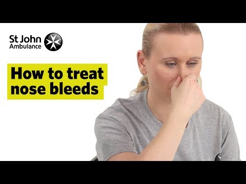How to Treat Nose Bleeds - First Aid Training - St John Ambulance