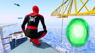 Spider-Man Found Mystery Portals in GTA 5!😮 (NEW MOD)