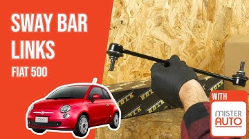 How to replace the sway bar links Fiat 500 🚗