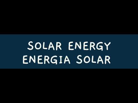 Energía Solar | Solar Energy