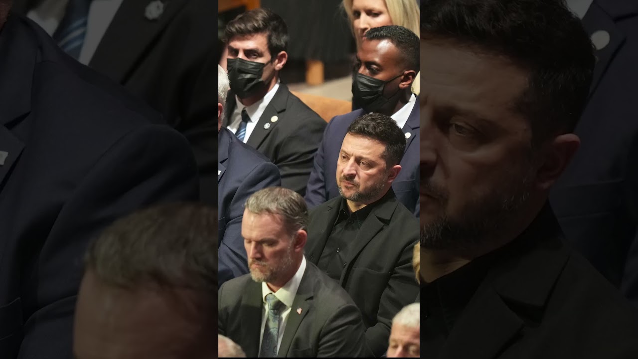 Netanyahu and Zelensky attend Lindsey Graham's funeral
