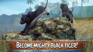 🐅Black Tiger Simulator 3D-Симулятор черного тигра-By Wild Animals Clan-Android screenshot 4