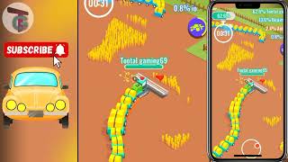 Harvest 3D Farming Arcade best android game mixed levels// hard mobile game play 😲😲😲