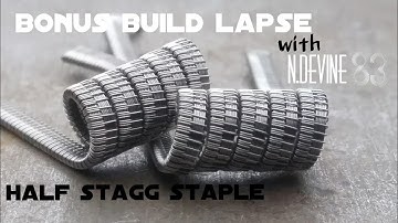 Half stagg staple coil build laps - loop method 6 ply .4ribbon with 38g - n.devine83
