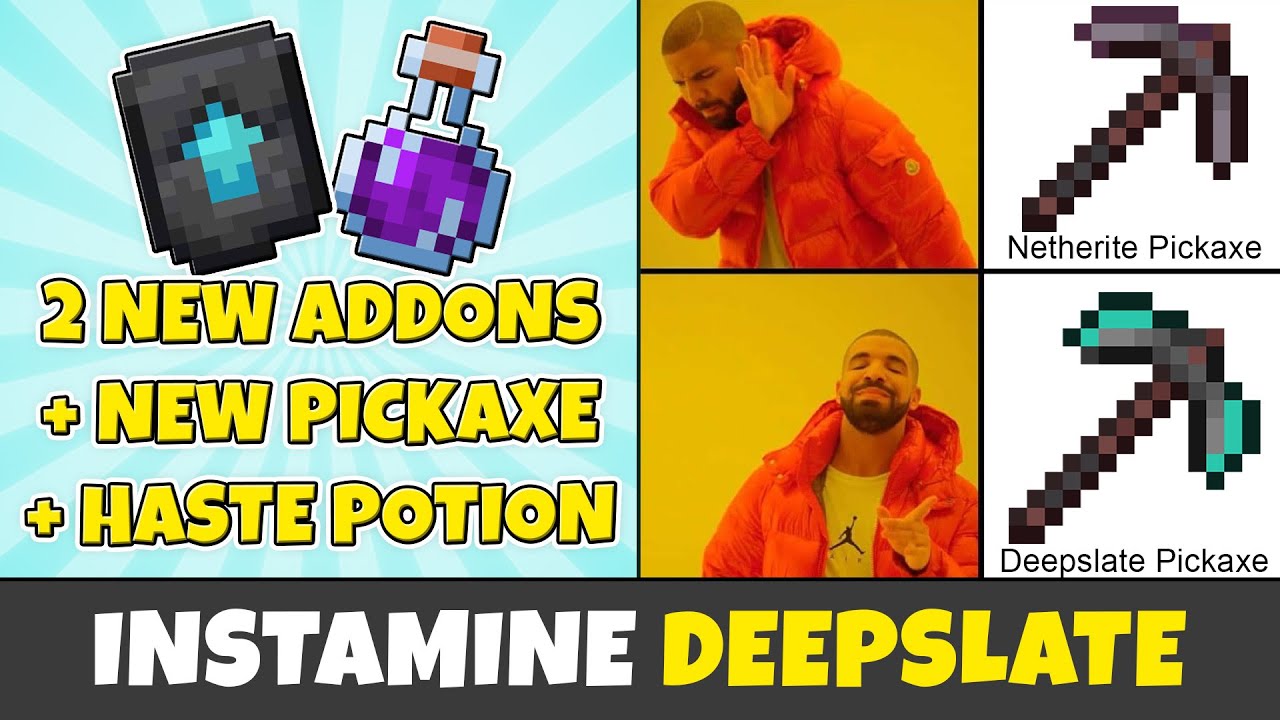 Instamine Deepslate with these new addons YouTube