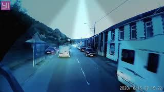 Bad driving by white van driver