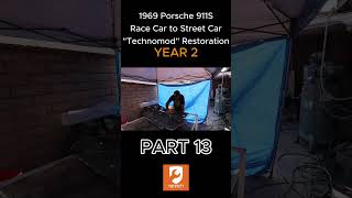 PART 27 | 1969 Porsche 911 S Race Car to Street Car Restoration | #shorts #porsche #restoration
