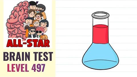 Brain Test All Star Level 497 | Mix the liquids | Walkthrough