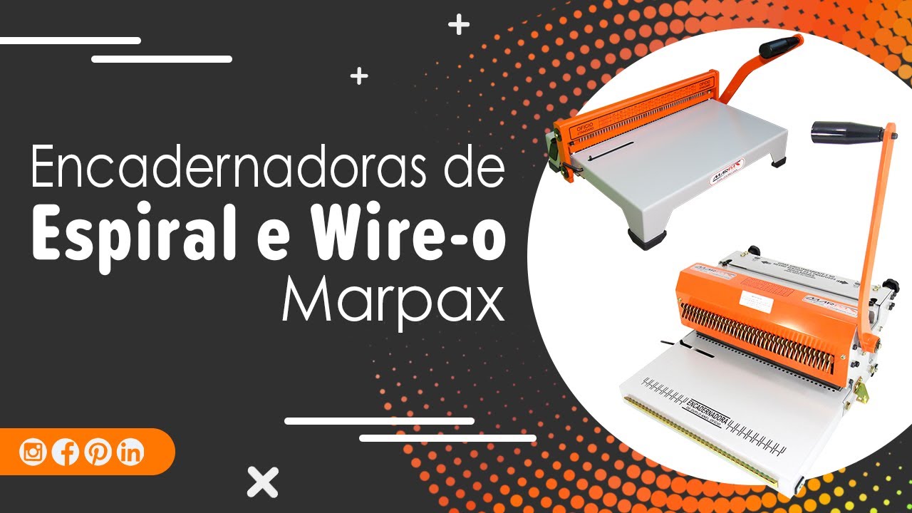 Capa do vídeo Encadernadoras de Espiral e Wire-o Marpax | CPM OFFICE