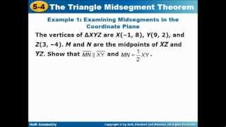 Podcast Section 5-4 Triangle Midsegment Theorem FINAL