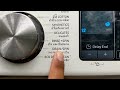 Samsung washing machine Front Load Spin Oly selection.