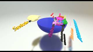 Partes De La Enzima 3D