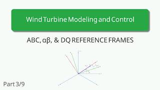 Reference Frame Transformations (abc, αβ, dq) | Wind Turbine Modeling & Control (Part 3/9)