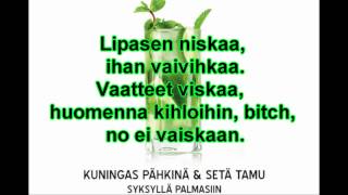 Video thumbnail of "Kuningas Pähkinä & Setä Tamu - Syksyllä Palmasiin (LYRICS) ᴴᴰ"