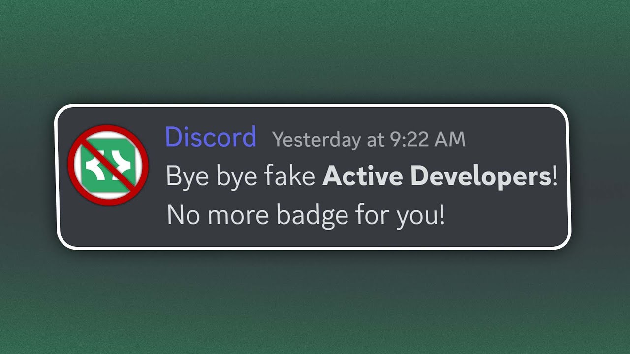 Active Developer Badge – Developers