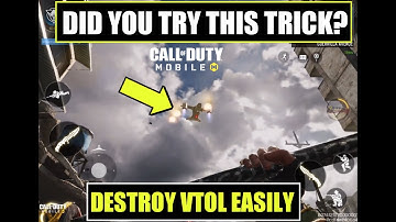 *NEW* Codm Did You Try This Trick | Destroy VTOL Easily 💀