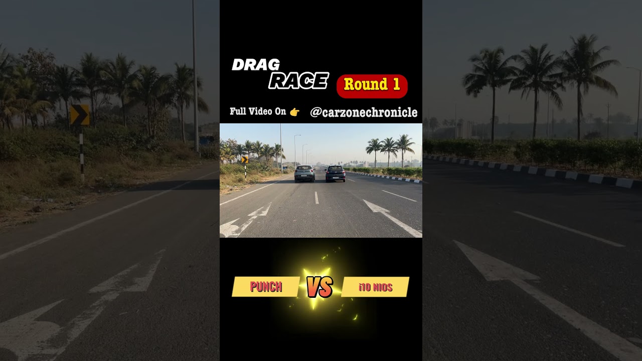 punch and i10 nios drag race video  