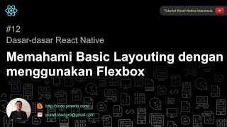 Memahami Basic Layouting di React Native dengan menggunakan FlexBox