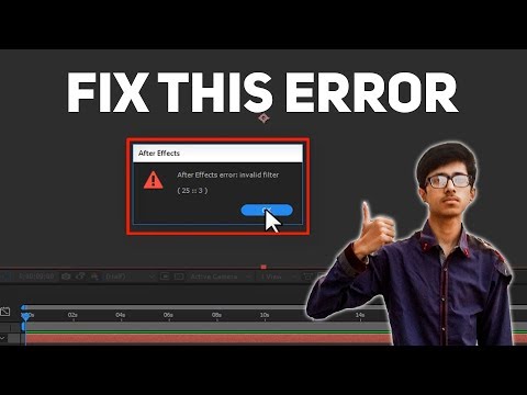 After Effects error: invalid filter "Element.aex"could not be loaded (126) FIX | Quick Tip