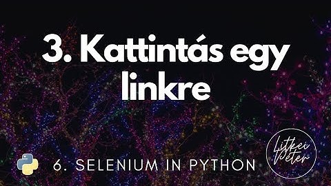 3. Kattintás egy linkre