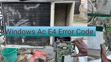 Window Ac Pcb Repair Tips in Hindi | Carrier Window ac E4 error | E4 error code full detail in Hindi