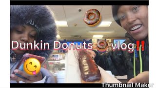 FIRST VLOGG ‼️||@ Dunkin Donuts 🍩