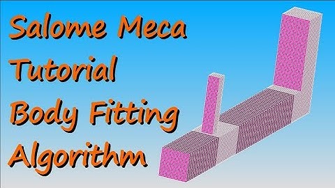 Salome Meca Tutorial - How to Create Groups of Faces using the Body Fitting Algorithm?