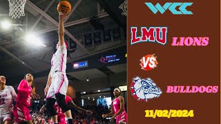 FEB. 11, 2024-GONZAGA VS.  LOYOLA MARYMOUNT WOMEN'S BASKETBALL-FULL GAME