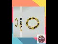 Men's Gold-Plated Hematite Gemstone Bracelet with Micro Paved Rectangular Gold CZ Bar &amp; Spacers, ...