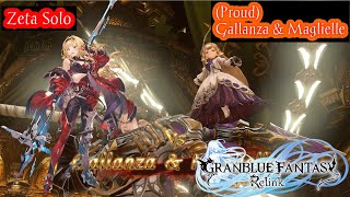 Granblue Fantasy: Relink - Zeta (No AI) Gallanza & Maglielle Solo | Zeta Main | 240+ Hours Played