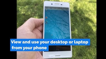 Access your PC or laptop anywhere using your phone