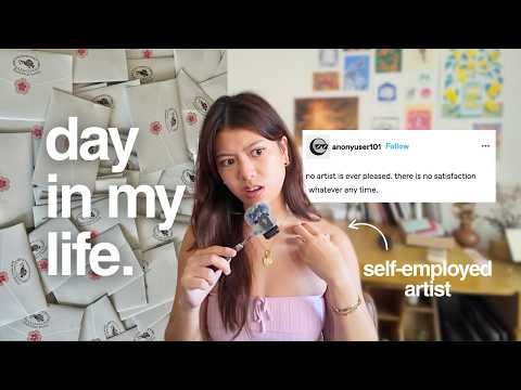 A *realistic* Day As A Full-time 24 Y/o Artist...