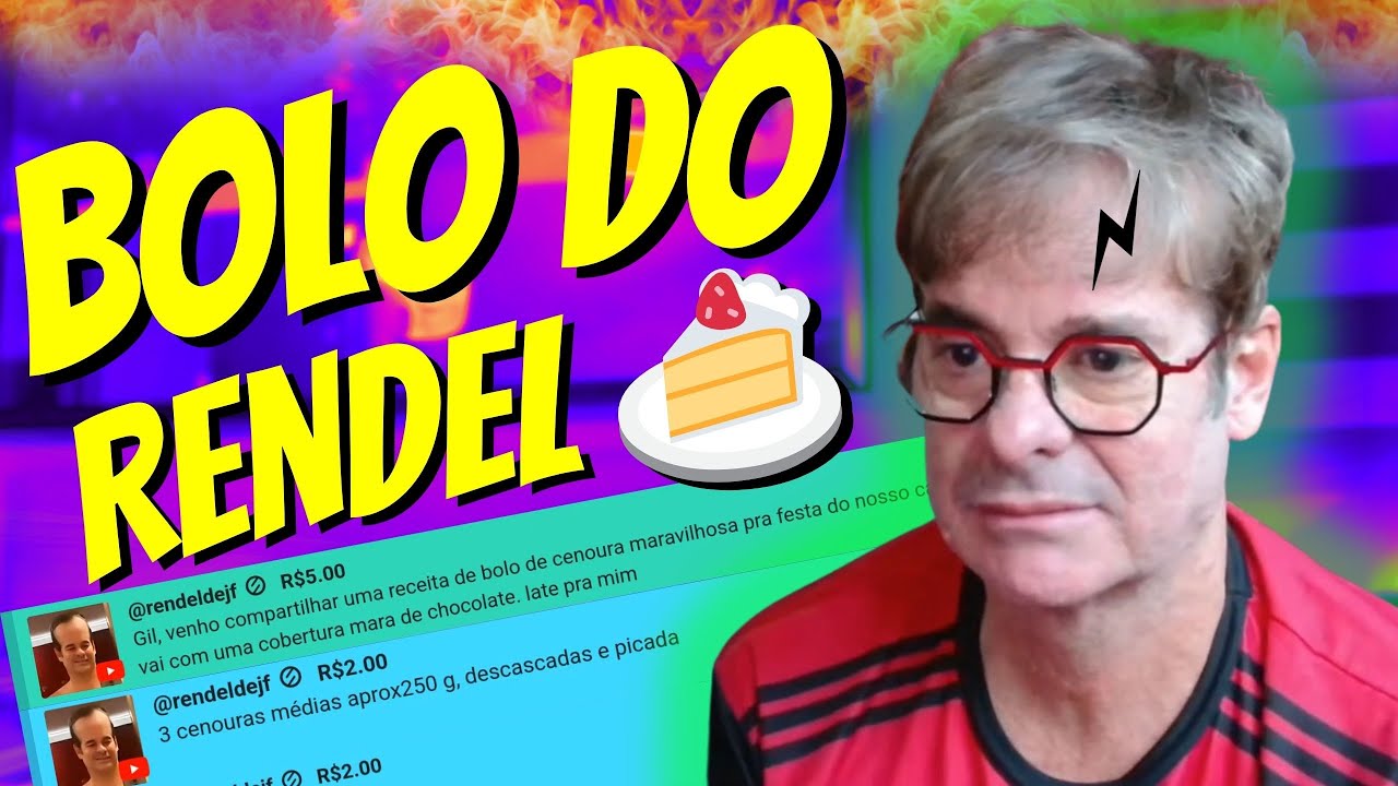 Receita de Bolo do Vovô que os Novinhos Gostam | Gil Nutella Após Derrota do Fla