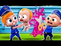 Baby police officer saves the day  police officer song  funny songs  nursery rhymes  pib songs