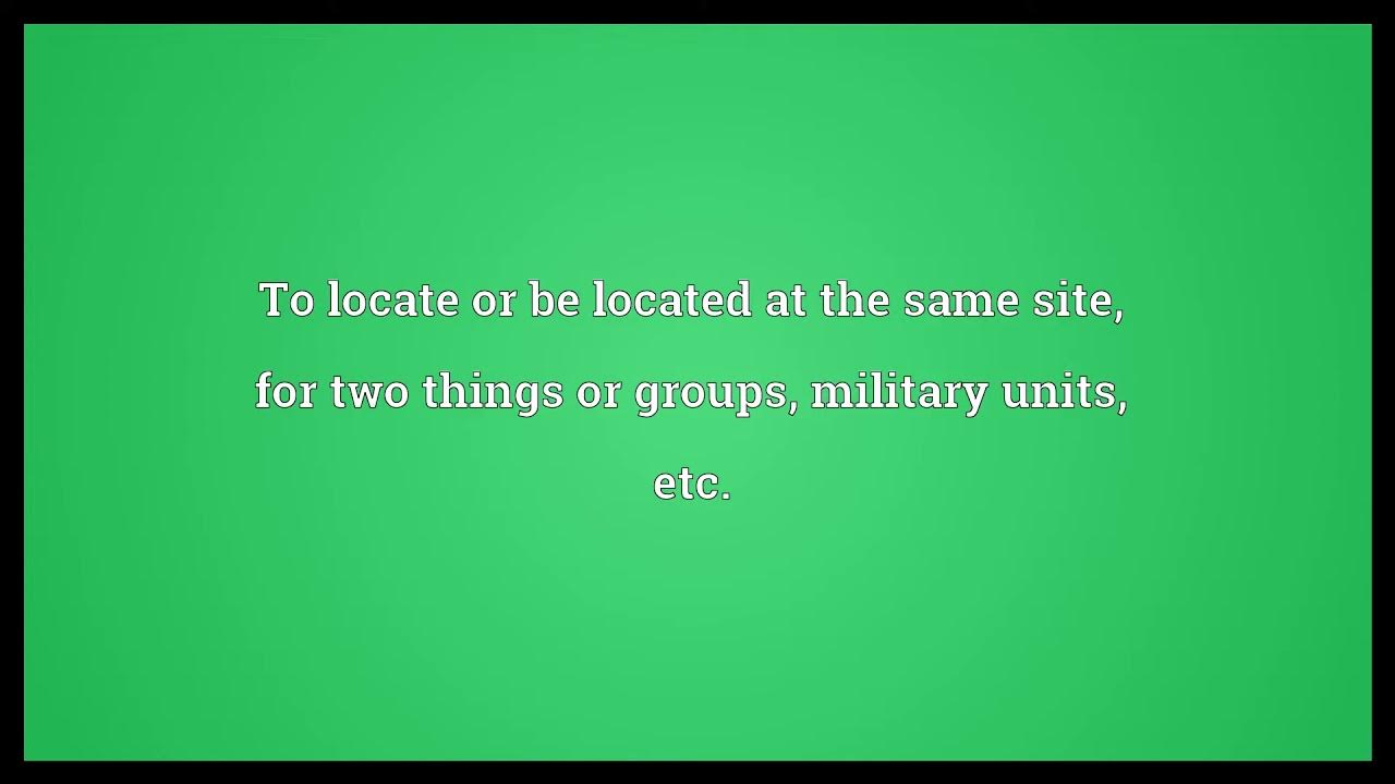 co-locate-meaning-youtube