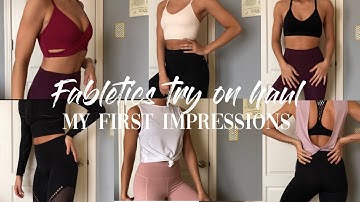 FABLETICS TRY ON HAUL | my first impressions, under $100