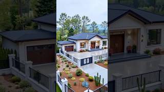Luxury Bungalow Garage and Elegant Compound. #shorts #modernhouses #housedesigns #luxuryhomes
