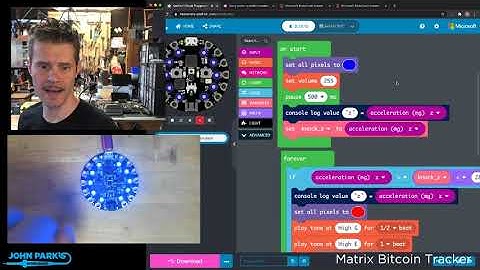 MakeCode Minute: Door Knock Sensor @adafruit @johnedgarpark #adafruit @MSMakeCode #makecode