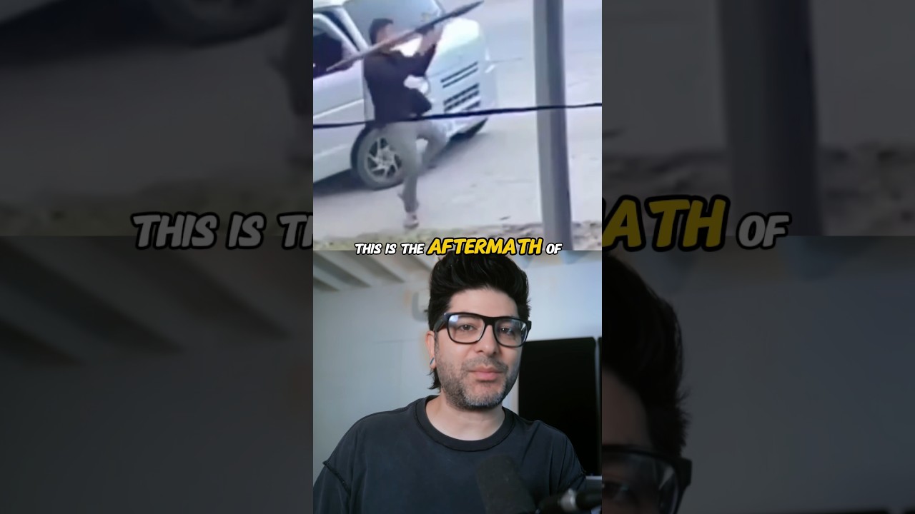 Бронированный грузовик на Филиппинах попал под обстрел из гранатомета.