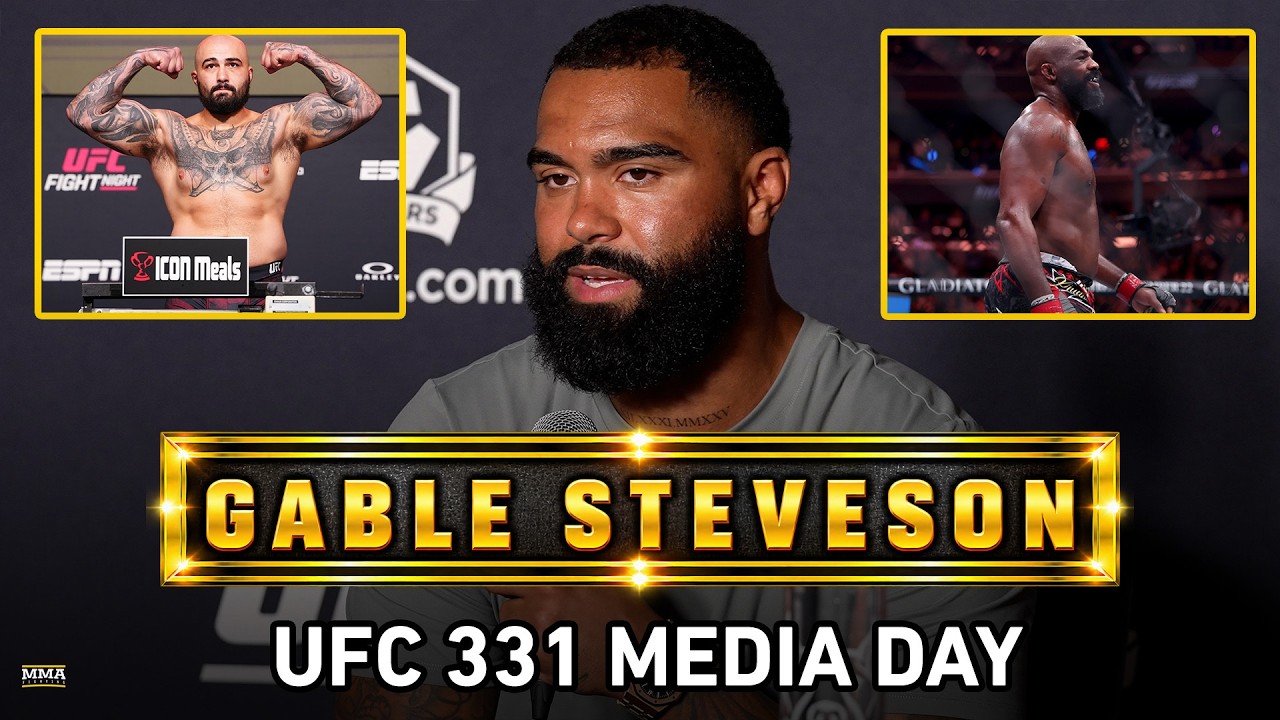 Gable Steveson SOUNDS OFF On Sean Sharaf’s Trash Talk: ‘He’s A Coward’ | MMA Fighting