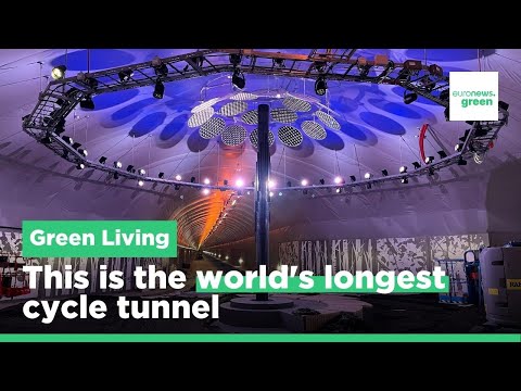 Car-free future: Europe’s longest cycle tunnel aims to cut traffic in this Norwegian city