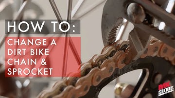 MXstore Guide | How To Change a Dirt Bike Chain & Sprockets
