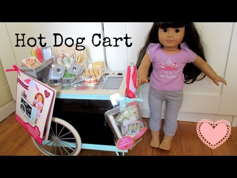 our generation retro hot dog cart