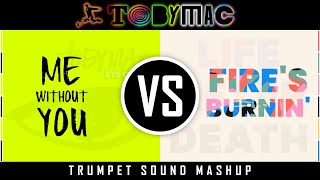 TobyMac - Me Without You vs. Fire's Burnin' (MashUp) | Lyric Video