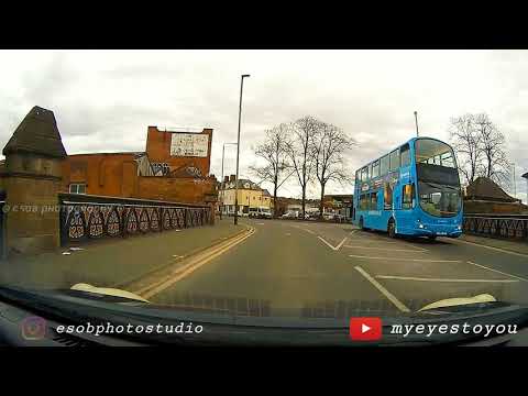 Views from Groby Road to Glenfield hospital South entrance A50